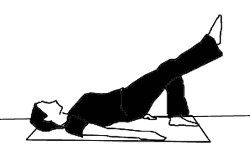 Single leg bridge graphic Single leg bridge graphic